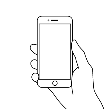 スマホと手のサムネイル