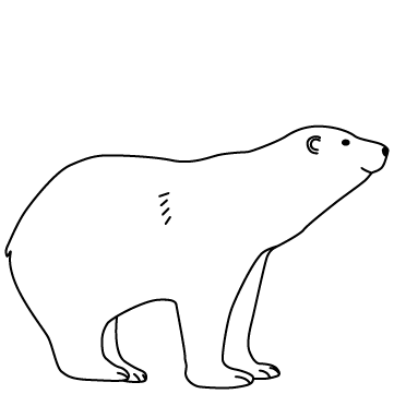 シロクマ（白熊）さん 01のサムネイル