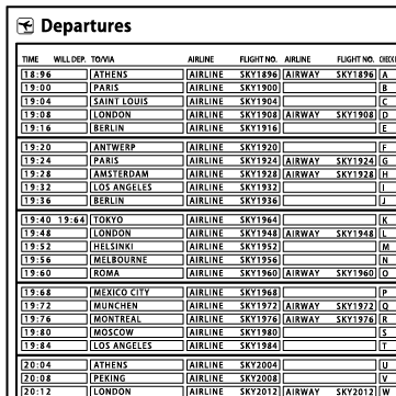 案内表示盤（空港）のサムネイル