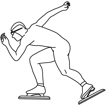 スピードスケート 02のサムネイル