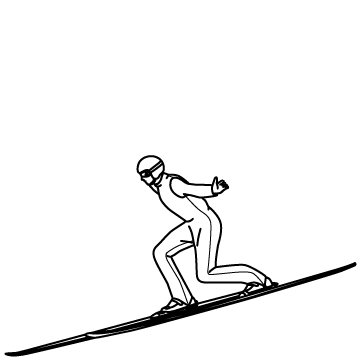 スキージャンプ(着地)のサムネイル