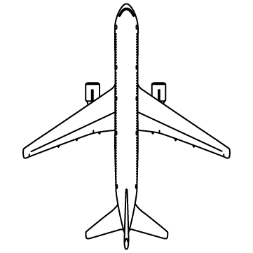 ジャンボジェット機 02のサムネイル