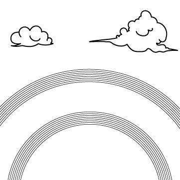 虹と雲のサムネイル