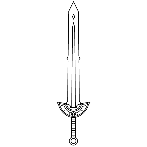 伝説の剣のイラストサンプル